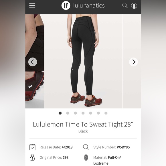 lululemon athletica Pants - Lululemon Athletica Black Leggings